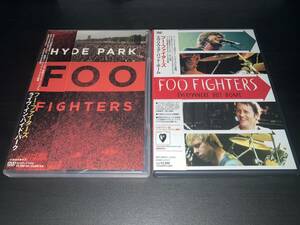 フー・ファイターズ FOO FIGHTERS / DVD2本 訳あり ★ LIVE IN HYDE PARK + EVERYWHERE BUT HOME ★ NIRVANA / RED HOT CHILI PEPPERS