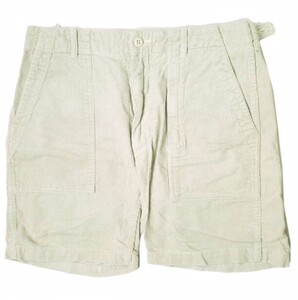 Engineered Garments エンジニアードガーメンツ Fatigue Short 14W Corduroy コーデュロイファティーグショーツ 32 LT.BEIGE パンツ g19377