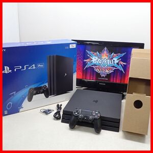 1円〜 PS4 Pro プレステ4 プロ 本体 CUH-7000B 1TB ジェット・ブラック Jet Black SONY ソニー PlayStation4 Pro 箱付 ジャンク【20