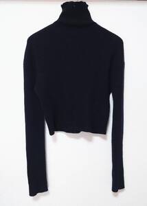 美品 定価10万 アパルトモン ドゥーズィエムクラス R13 アールサーティーンcashmere rib turtleneck ダメージ加工 カシミヤ タートルニット