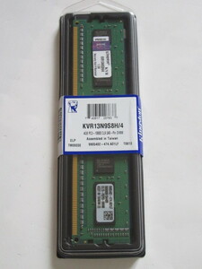 ★新品★Kingston★DDR3-1333（PC3-10600）4GBX1枚★KVR13N9S8H/4