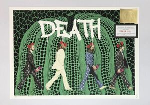 DEATH NYC アートポスター 世界限定100枚 Beatles ビートルズ アビーロード アンディウォーホル 草間彌生 かぼちゃ バンクシー 現代アート 