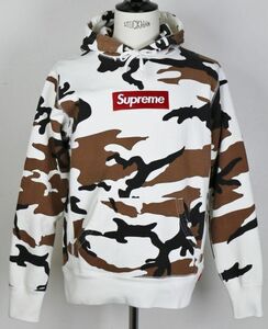 16AW Supreme Box Logo Hooded Sweatshirt Brown Camo size Small ボックスロゴ パーカー　迷彩 b8287