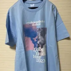 ryokushaka pink blue Tシャツ Lサイズ