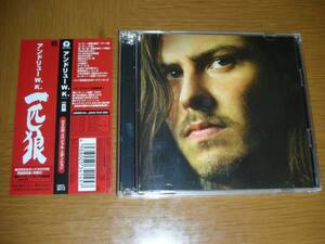 ANDREW W.K. 『The Wolf』 日本盤 帯有 DVD付２枚組