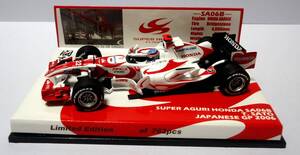 RG別注 1/43 スーパーアグリ ホンダ SA06B 佐藤琢磨 日本GP SA06