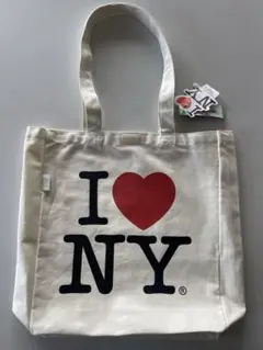 新品未使用I LOVE NY タグ付きニューヨークトートバッグ正式ライセンス品