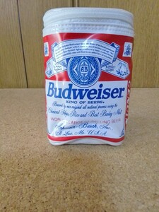 Budweiser バドワイザー　未使用　小物入れ入れ等に　ノベルティー　ヴィンテージ　経年保管品　袋で保管　シミ汚れ無し　希少価値　