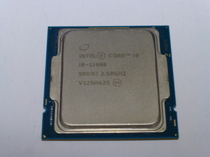 INTEL CPU 11TH GEN Core i9 11900 8コア16スレッド SRKNJ CPUのみ　起動確認済みです