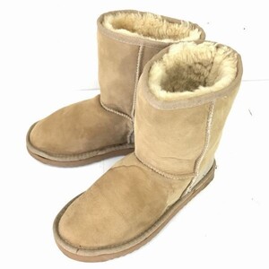 UGG/アグ★ミドルクラシック/ムートンブーツ【24.0/キャメル系】◆WB61-2