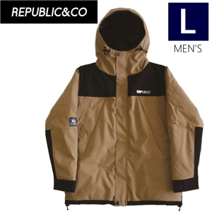 ○ REPUBLIC 36 CHAMBERS JKT Khaki Lサイズ メンズ スノーボード スキー ジャケット JACKET スポーツMIX 22-23 日本正規品