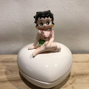 小物入れ ベティちゃん Betty Boop ベティブープ 陶器 フィギュア KFS ベティ アメリカ 雑貨 置物 レトロ 管理001