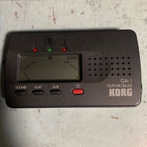 Korg GA-1 Tuner コルグ チューナー ギター ベース Guitar Bass (A-827)