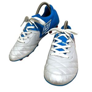 ※YM2 UMBRO アンブロ アクセレイター サッカーシューズ スパイク ブルー ジュニア キッズ 少年用 24cm