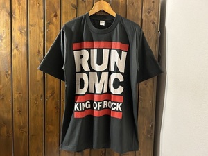 新品★RUN DMC　KING OF ROCK　ビンテージスタイル　Tシャツ【XL】★エアロスミス/ヒップホップ/キングオブロック