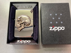 Zippo H.P.C. W/純銀ラージスカル & 純銀スモールスカル未使用品！