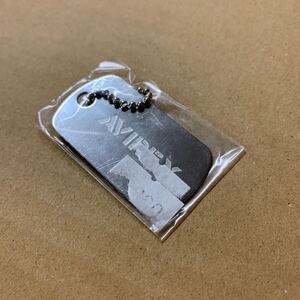 非売品 未開封 AVIREX アヴィレックス ドッグタグ キーホルダー アビレックス DOG TAG プレート シルバー ドックタグ アクセサリー 小物