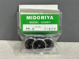 未使用品 MIDORIYA ミドリヤ 動輪 20.0mm 鉄道模型 パーツ 