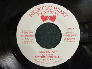 Determine / Thriller Blacks ： See No Joy 7