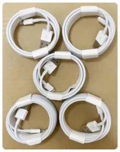 5本1m iPhone充電器ライトニングケーブル Apple純正品質 (1xn)