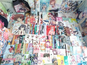 【350点以上】男性向け、アニメ、コミック、美少女、ゲーム、など グッズ まとめ売り クリアファイル、色紙、アクリルキーホルダー等