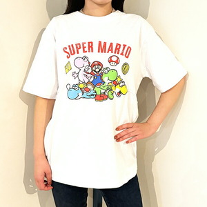 スーパーマリオ マリオカート カラフルヨッシーTシャツ(ホワイト) LLサイズ アパレル 任天堂