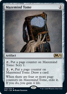 精神迷わせの秘本/Mazemind Tome [M21] 基本セット2021 MTG 英語 232