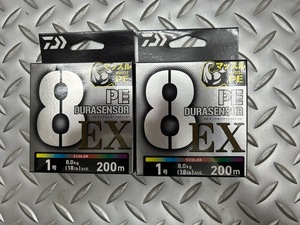 ■新品ラインセット１４　ダイワ　PEデュラセンサー　X８EX　SI３　EX　１号　計２個セット■