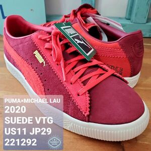 PUMA×MICHAEL LAU プーマ×マイケルラウ■未使用 20年 SUEDE VTG 本革 スエード ヴィンテージ US11 JP29 定価14300