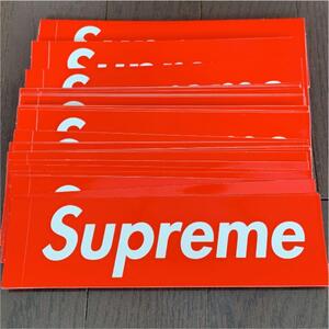 Supreme Box logo Sticker 50枚 セット ステッカー 赤 シュプリーム ボックス ロゴ