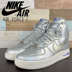 NIKE AIR FORCE 1 HI ナイキ エア フォース 1 ハイ シルバー 23cm U08433 334031-041