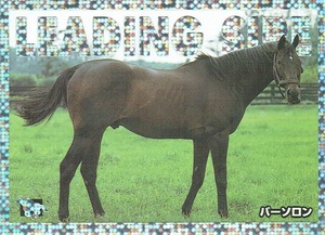 バンダイ　サラブレッドカード　1997年　PV-3　LEADING SIRE　リーディングサイヤー　パーソロン　トレカ　競馬