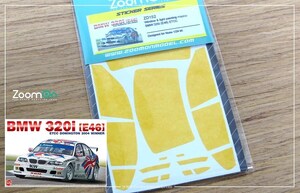 ZoomOn ZD152 1/24 ウインドー・ライト 塗装マスキング- BMW 320i (E46) ETCC