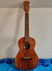 美品【KAMAKA Tenor Ukulele カマカ テナー ウクレレ HF-3 1999年 ホワイトラベル 旧モデル カーリーコア ハワイアンコア 】HAWAII