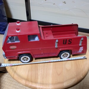 ★ヴィンテージ★TONKA☆消防車☆ディスプレイ　アメリカ製　検)BUDDY-L nylint 古着屋　アンティーク　ムーンアイズ　ラットフィンク