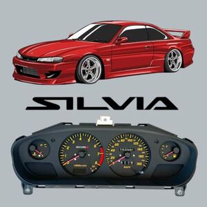 S14 シルビア スピードメーターパネル S14 SILVIA SPEEDO METER PANEL 送料無料！