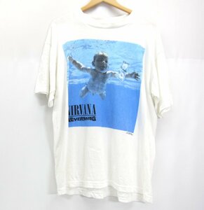 90s NIRVANA ニルバーナ Never Mind Tee SIZE:L パーカー メンズ 衣類 □UF4071