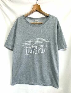 ☆美品　LYFT リフト　ロゴプリントTシャツ グレー S