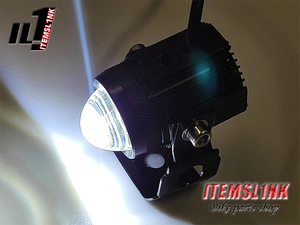 LK20-32 LED 小型 フォグランプ ヘッドライト ジョグZR シグナスX マジェスティ125 マジェスティ250 マジェスティS TMAX530 NMAX 汎用
