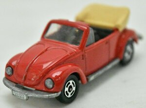 TOMICA トミカ 外国車シリーズ VOLKS WAGEN フォルクスワーゲン カブリオレ No.F20 S=1/60 1977年 ミニカー レトロ コレクション