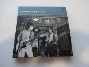 CD２枚+DVD１枚　　CHAR　LIVE　1976　　ライブ盤です　　初回限定盤　　新宿/金沢でのライブです