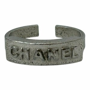 CHANEL シャネル ロゴリング シルバー アクセサリー 指輪 レディース 12号 ファッション小物 ヴィンテージ【中古】