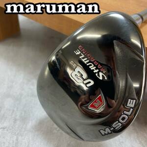 maruman　マルマン　SHUTTLE　M-SOLE シャトル　メンズゴルフ3UT　カーボン　R　20°　右利き用　ユーティリティー　39.75インチ　C-9