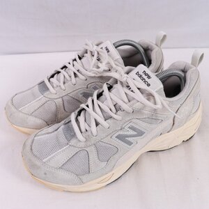 878 ニューバランス 26.0cm/New Balance グレー 灰色 シルバー 中古 古着 スニーカー メンズ yy9702