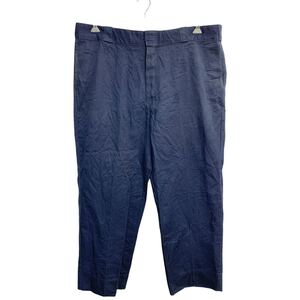 Dickies 874 ワークパンツ W42 ディッキーズ オリジナルフィット ビッグサイズ ネイビー 古着卸 アメリカ仕入 2409-155