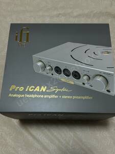 美品 ifi audio Pro iCAN Signature (iPower Elite付属) / フラッグシップヘッドフォンアンプ プリアンプ ヘッドホンアンプ アイファイ