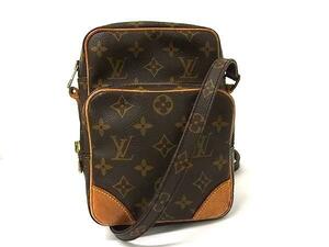 1円 LOUIS VUITTON ルイヴィトン M45236 モノグラム アマゾン クロスボディ ショルダーバッグ ポシェット 斜め掛け ブラウン系 FI3691