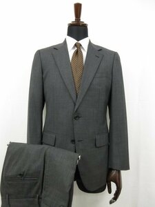 超美品 【チェルッティ1881 CERRUTI 1881】 シングル2ボタン スーツ (メンズ) size46S チャコールグレー 無地 ■27RMS8495