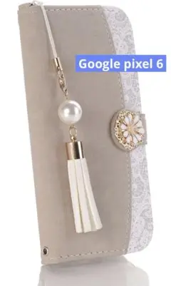 ⭐️ Google Pixel 6ケース 手帳型ケース おしゃれ 可愛い タッセル