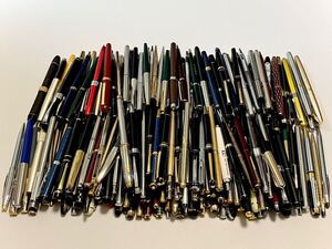 1000円〜 万年筆 ボールペン 約218点 大量 まとめ セット MONTBLANC マイスターシュテュック PLATINUM WATERMAN 等 ペン先 18K 24K 等